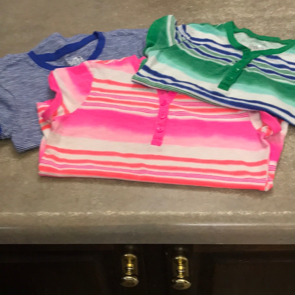 3 Justice short sleeve shirts